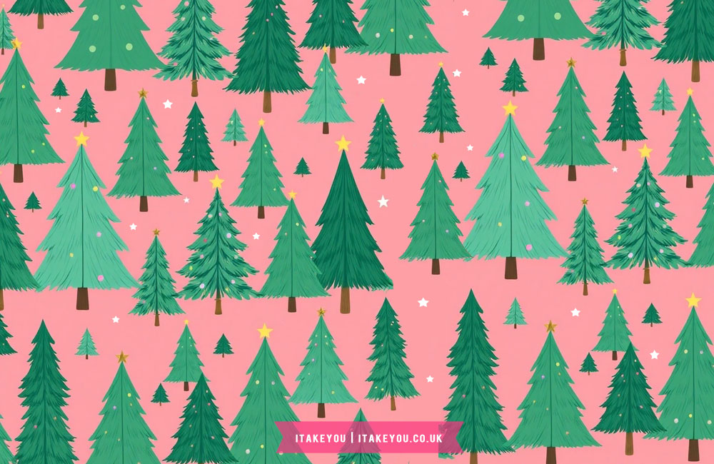 Forest of Christmas Tree Wallpaper For Desktop