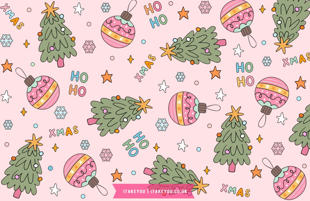 Festive Blush Background for Desktop, Preppy Christmas wallpaper iphone, preppy christmas wallpaper, laptop, Pinterest Preppy Christmas Wallpaper, Cute preppy christmas wallpaper, Preppy christmas wallpaper for phone, Preppy christmas wallpaper free