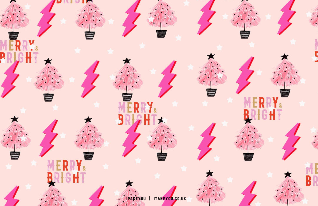 30 Preppy Christmas Wallpapers : Merry & Bright Modern Christmas Laptop Wallpaper