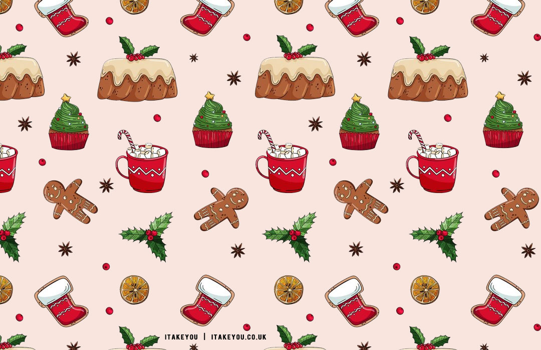 30 Preppy Christmas Wallpapers : Sweet Christmas Delights Wallpaper for Desktop