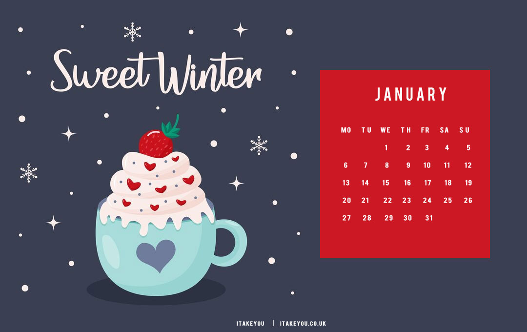 30+ January Wallpaper Ideas : Sweet Winter Wallpaper